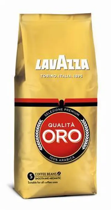 Hauptproduktbild Káva, pražená, zrnková, vakuově balená, 250 g, LAVAZZA "Qualitá oro"