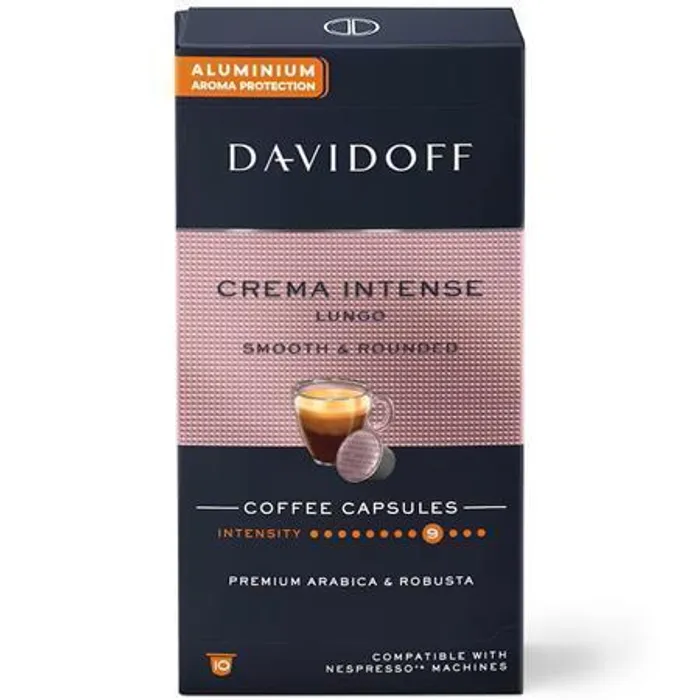 Hauptproduktbild Kávové kapsle "Crema Intense Lungo", 10 ks, DAVIDOFF 522674