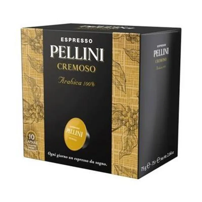 Hauptproduktbild Kávové kapsle "Cremoso", 10ks, PELLINI, do kávovarů Dolce Gusto