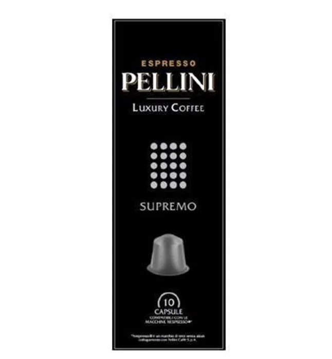 Hauptproduktbild Kávové kapsle "Supremo", 10ks, PELLINI, do kávovarů Nespresso®