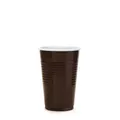 Kaffeebecher (PP) braun/weiß durchmesser 70mm 180ml [100 St.]