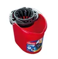 Eimer mit Auspresskorb, VILEDA Supermop, rot