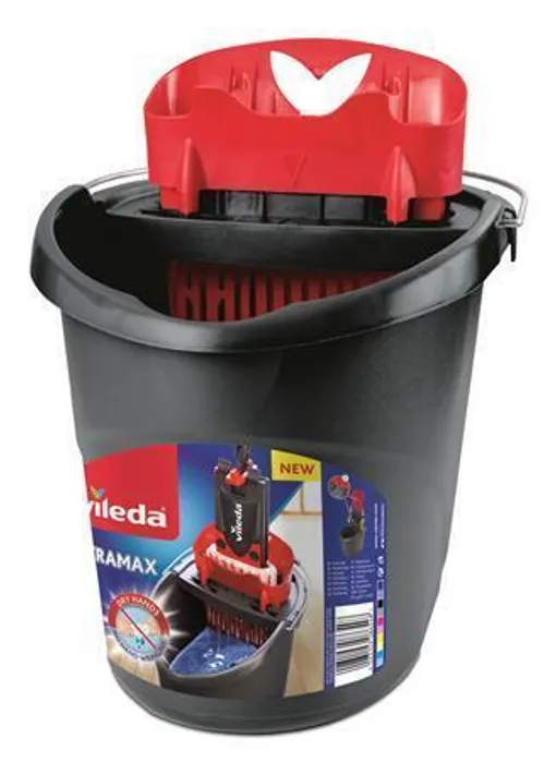 Hauptproduktbild Kbelík se ždímacím košem, VILEDA "Ultramax", šedo-černý
