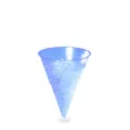 Wasserbecher (PP) Blue Cone durchmesser 70mm 115ml [1000 St.]