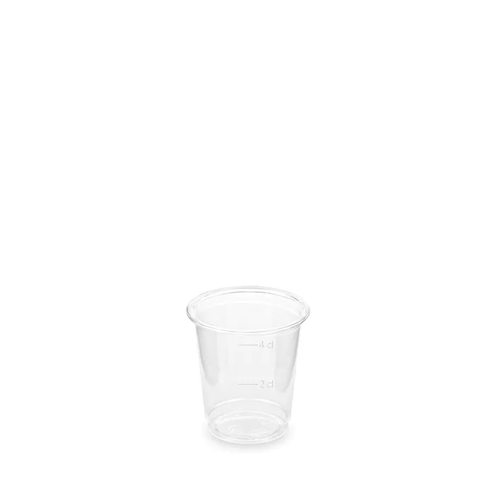 Hauptproduktbild Kelímek čirý PET 2 cl / 4 cl [40 ks]