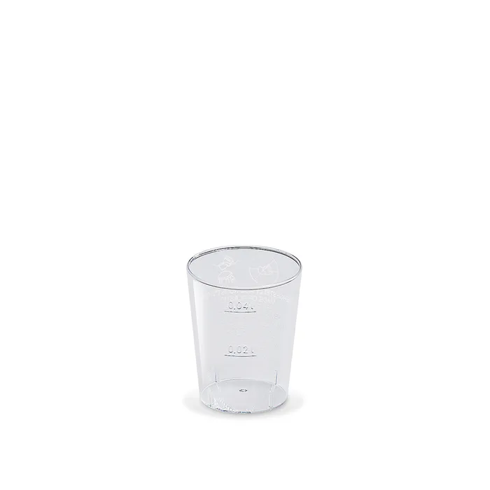 Hauptproduktbild Kelímek krystal 2 cl / 4 cl [50 ks]