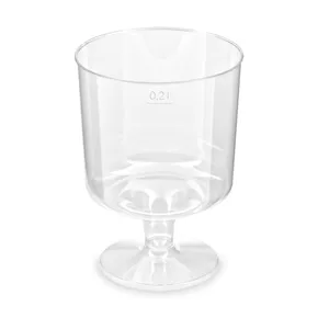 Becher krystal mit Stiel 0,2 l [10 Stück]