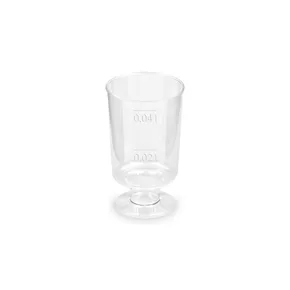 Trinkglas (PS) mit Fuß durchmesser 38mm 2cl/4cl [20 St.]