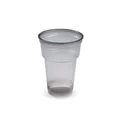 Weiteres Produktbild Mehrwegbecher (PP) Reware Cheers rauch-grau transparent durchmesser 78mm 0,2L [50 St.]