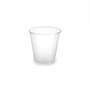 Becher transparent 0,15 l (PLA) -BIO- ohne Füllstrich (Ø 70 mm) [100 Stück]