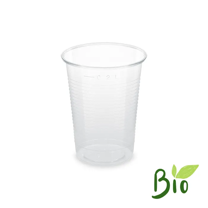 Hauptproduktbild Kelímek průhledný 0,2 l (PLA) -BIO- (průměr 70 mm) [100 ks]