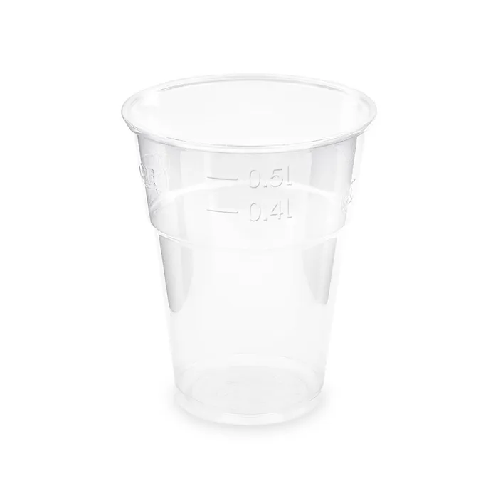 Hauptproduktbild Kelímek průhledný 0,5 l (PLA) -BIO- (průměr 102 mm) [10 ks]