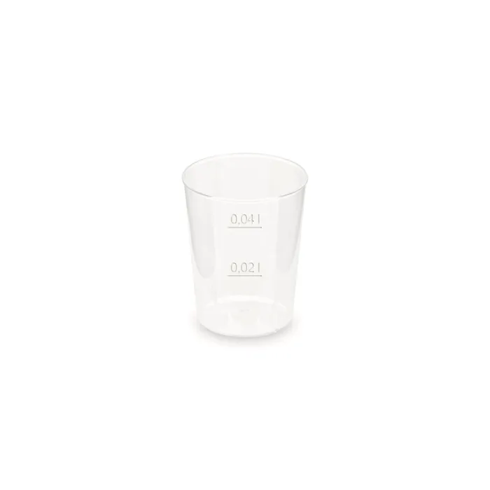 Hauptproduktbild Kelímek vratný 2 cl / 4 cl (PP) [50 ks]