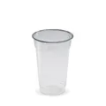 Becher (PET) glasklar durchmesser 78mm 0,25L [50 St.]