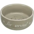 Farbige Keramikschale mit liegender Katze 300ml/11cm
