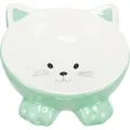 Ergonomischer Keramiknapf 0,15 l/o 14 cm, erhaben, Katzenform