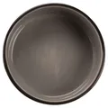 Keramikschale - braun/dunkelgrau + Pfotenmotiv 0,3 l/ o 12 cm