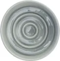 Weiteres Produktbild Keramiknapf zum langsamen Füttern, Kreise, graublau 0,9 l/ o 17 cm