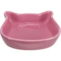 Keramiknapf mit Katzenkopf, Pastellfarben, 0,25 l/12 cm