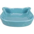Keramiknapf mit Katzenkopf, Pastellfarben, 0,25 l/12 cm