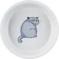 Weiteres Produktbild Keramikschale mit Katzenmotiv, 0,25 l/o 13 cm, grau