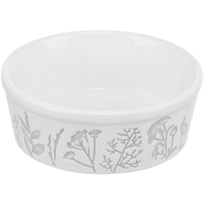 Hauptproduktbild Keramická miska s texturovaným motivem, bílá/šedobéžová0,7 l/ o 16 cm