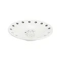 Keramik-Napfteller für Kurznasenkatzen, weiß 0,2l/15cm