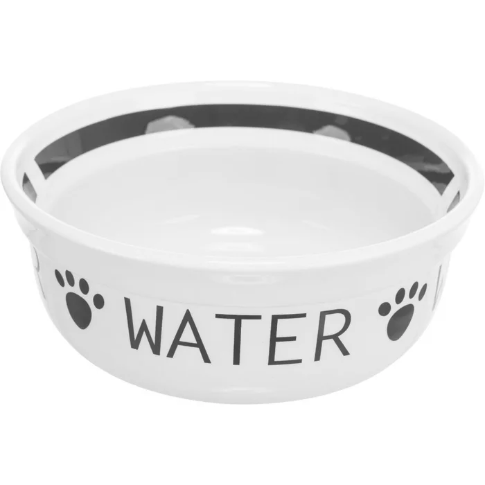 Hauptproduktbild Keramická miska WATER, bílá/černá1,6 l/ o 20 cm