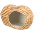 Keramikhaus PEANUT (Hamster/Maus), 17 x 8 x 8 cm, beige