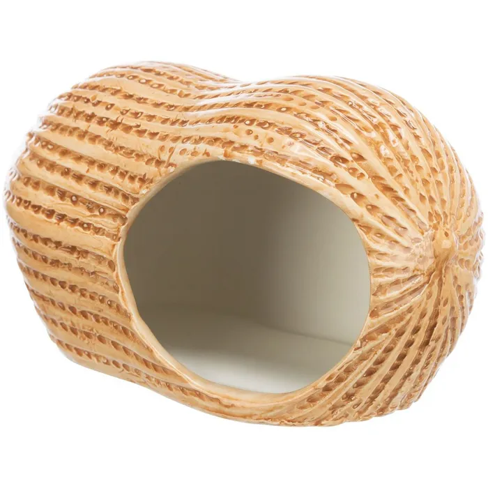 Hauptproduktbild Keramický domeček ARAŠÍD (křeček/myš), 17 x 8 x 8 cm, béžová