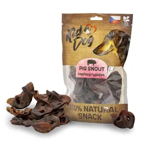 KIDDOG 100% Natural Snack, Schweine-Rüssel 7 - 8 cm / 200 g