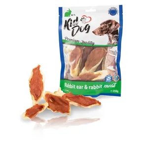 KIDDOG Hasenohr gefüllt mit Kaninchenfleisch 250 g