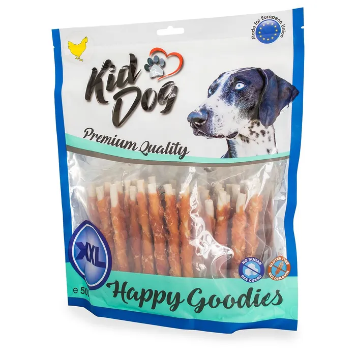 Hauptproduktbild KIDDOG kuřecí masíčko na buvolí tyčince - 8 mm/12 cm 500 g