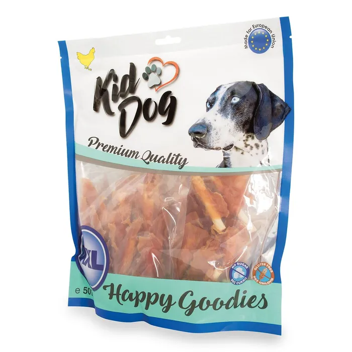 Hauptproduktbild KIDDOG kuřecí prsa na buvolí tyčince mini 9 cm, 500g