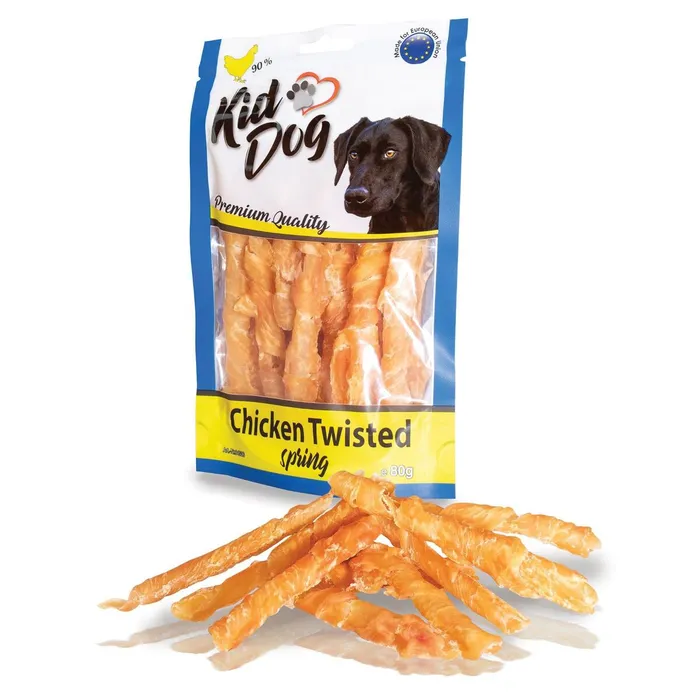 Hauptproduktbild KIDDOG kuřecí prsa ve spirále 80 g