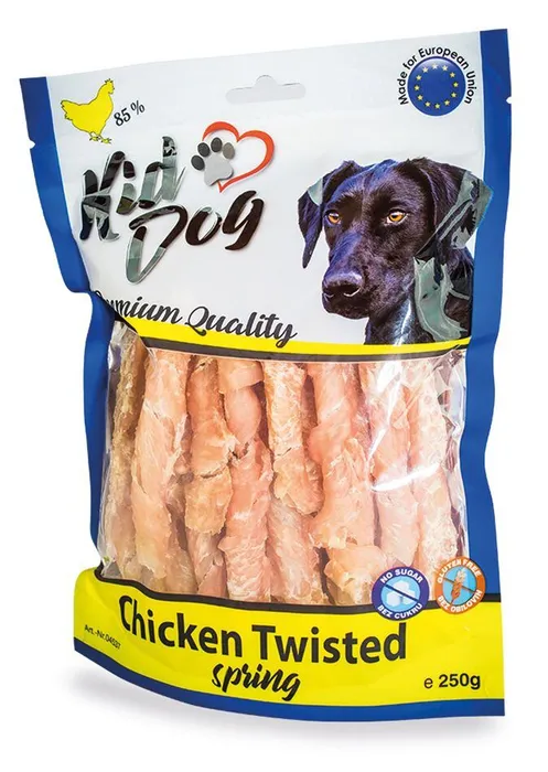 Hauptproduktbild KIDDOG kuřecí prsa ve spirále, měkké masíčko 250 g