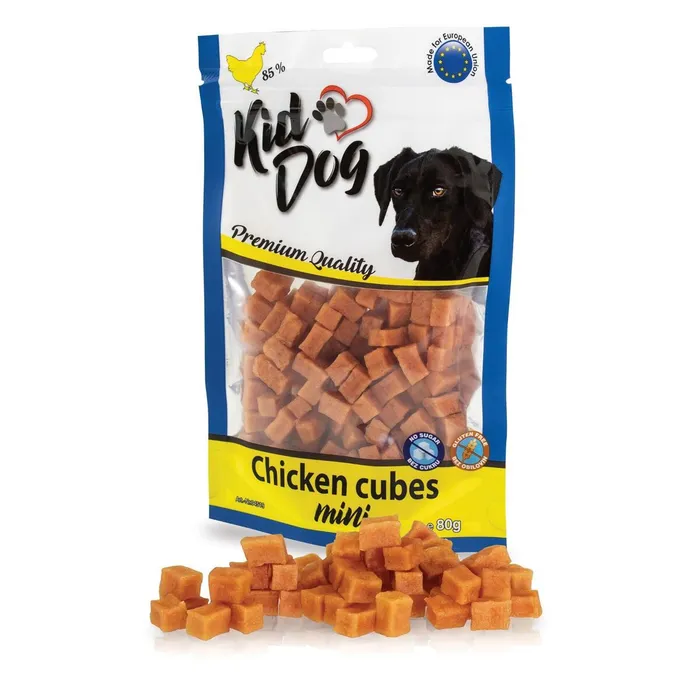 Hauptproduktbild KIDDOG MINI kuřecí kostičky 80 g