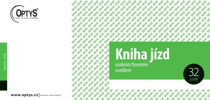 Hauptproduktbild Kniha jízd firemního vozidla, 21 x 10 cm 1171