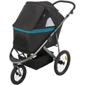 Weiteres Produktbild Kinderwagen BUGGY auf Luftreifen, 60 x 112 x 120 cm, Tragkraft 20 kg, schwarz/petroleum