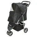 Kinderwagen mit Schnellklappfunktion 47x100x80cm, bis 11kg, schwarz