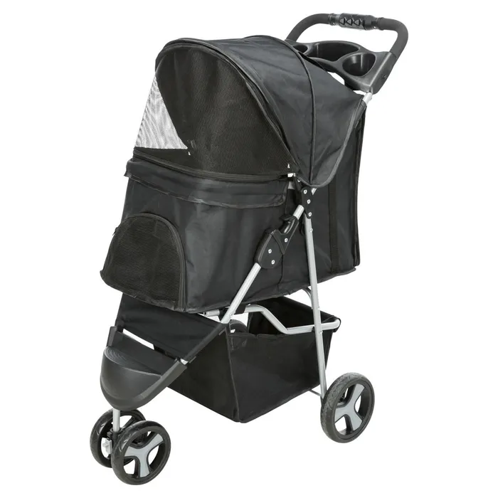 Hauptproduktbild Kočárek s funkcí rychlého skládání 47x100x80cm, do 11kg, černý