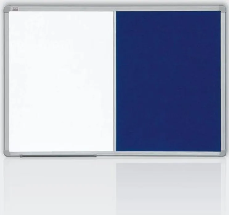 Hauptproduktbild Kombinovaná tabule 60x90 filc modrý/magnet., rám ALU23
