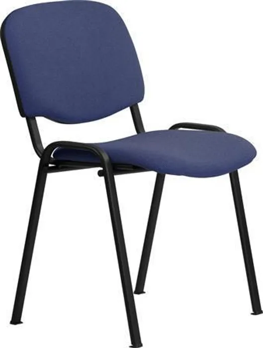 Hauptproduktbild Konferenční židle, textilní, černá kovová základna, "Felicia", modrá