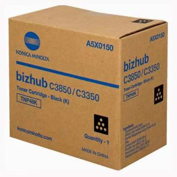 Hauptproduktbild Konica Minolta originální toner A5X0150, black, 10000str., TNP48K, Konica Minolta Bizhub