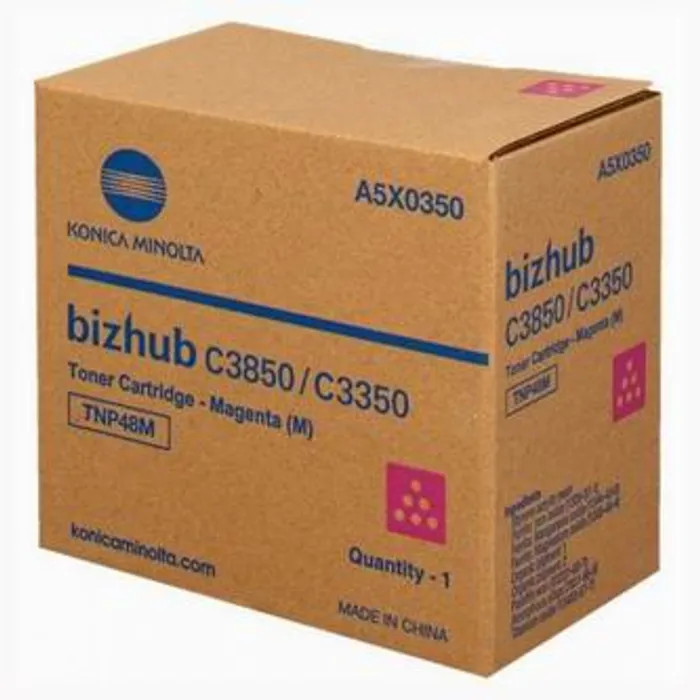 Hauptproduktbild Konica Minolta originální toner A5X0350, magenta, 10000str., TNP48M, Konica Minolta Bizhu
