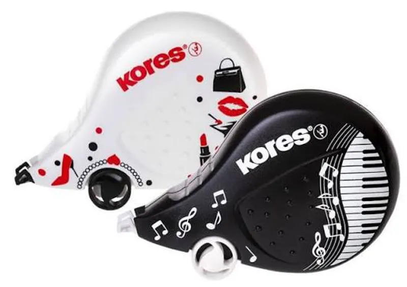 Hauptproduktbild Korekční strojek Kores Scooter Black White 4,2 mm x 8 m, mix motivů