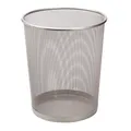Weiteres Produktbild Drahtabfallkorb, silber, 12 l