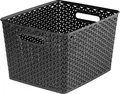 Korb, Kunstrattan, 18 l, schwarz, CURVER „My Style“