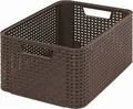 Korb, künstliches Rattan, 18 l, schokoladenbraun, CURVER