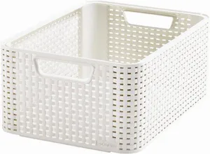 Korb, künstliches Rattan, 18 l, creme, CURVER